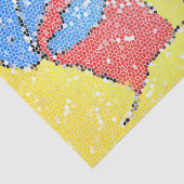 砂のバケツとショベルのビーチモザイクかわいい 薄葉紙 (詳細)