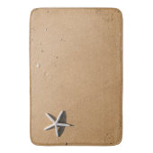 砂のバス・マットのヒトデ バスマット (正面縦)