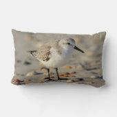 砂のパイパーおよび貝殻 ランバークッション (裏面)