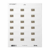 砂のパイパーとシーシェル ラベル (フルシート)