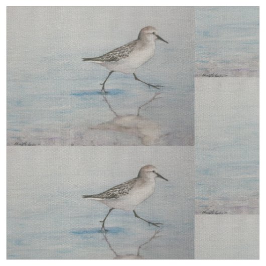 砂のパイパーの鳥の芸術の生地 ファブリック (クローズアップ)