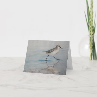 砂のパイパーの鳥の芸術Notecard カード