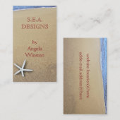 砂のヒトデカスタムィス名刺 名刺 (正面/裏面)