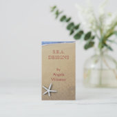 砂のヒトデカスタムィス名刺 名刺 (スタンド正面)