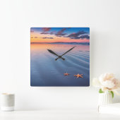 砂のヒトデ スクエア壁時計 (ホーム)