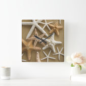 砂のヒトデ スクエア壁時計 (ホーム)