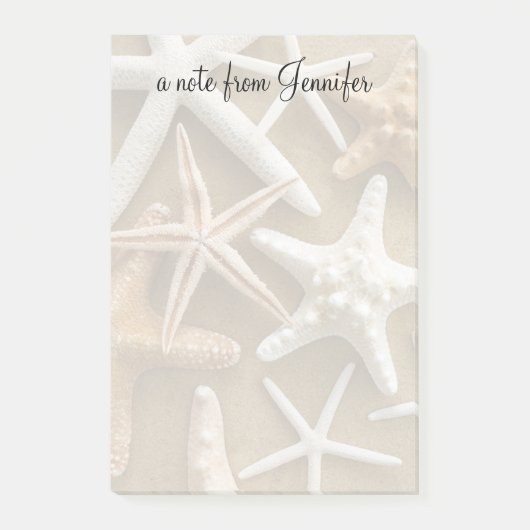 砂のヒトデ ポストイット (正面)