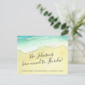 砂のビーチ海波がフロリダに移動 案内ポストカード (スタンド正面)