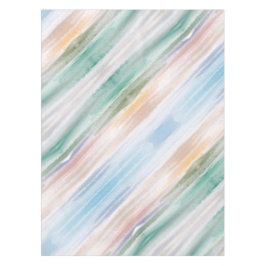 砂のビーチ海波サンセット抽象芸術水色 テーブルクロス