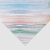 砂のビーチ海波サンセット抽象芸術水色 薄葉紙 (詳細)