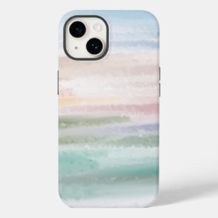 砂のビーチ海波サンセット抽象芸術水色 Case-Mate iPhone 14ケース