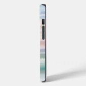 砂のビーチ海波サンセット抽象芸術水色 Case-Mate iPhoneケース (裏面 / 左)