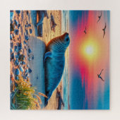 砂のビーチ ジグソーパズル (横)