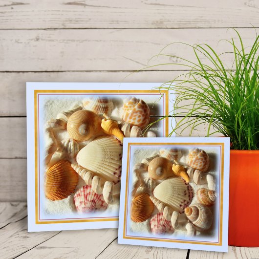 砂のビーチ、熱帯シーシェルのセラミックタイル タイル