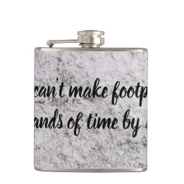 砂のフラスコの足跡 フラスク