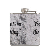 砂のフラスコの足跡 フラスク (裏面)