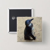 砂のペンギン 缶バッジ (正面&裏面)