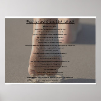 砂のポスターの足跡 ポスター