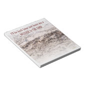 砂のメッセージ ノートパッド (アングル)