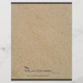 砂のメニュー結婚の足跡 (裏面)