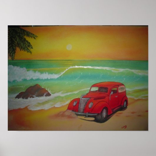 砂の上に立ち往生する ポスター (正面)