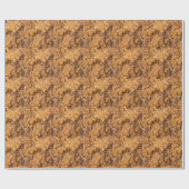 砂の上のビーチテクスチャの包装紙 ラッピングペーパー (フラット)