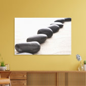 砂の上の岩 キャンバスプリント (インサイチュ (リビング))