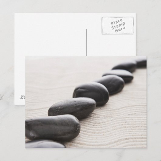 砂の上の岩 ポストカード (正面/裏面)