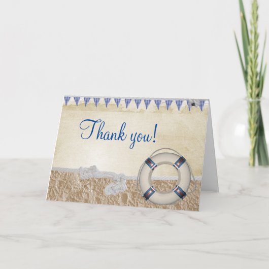 砂の上の救命具 カード (正面)