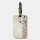 砂の上の救命具 ラゲッジタグ (裏面縦)