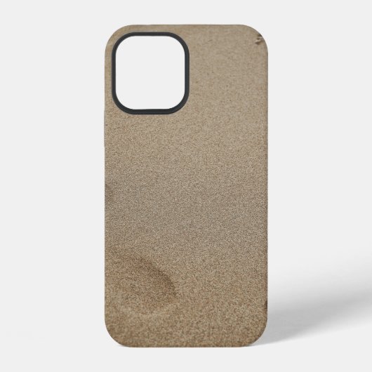砂の上の足跡 iPhoneケース (裏面)
