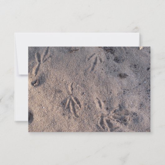 砂の丘のクレーンのカードの砂のトラック サンキューカード (正面)