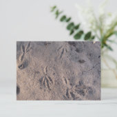 砂の丘のクレーンのカードの砂のトラック サンキューカード (スタンド正面)