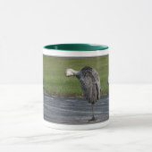 砂の丘クレーン恋人のためのマグ マグカップ (中央)