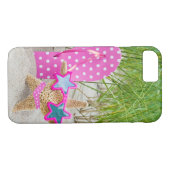 砂の中でヒトデとパラパラと浮く Case-Mate iPhoneケース (裏面(横))