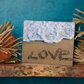 砂の中に愛書 フォトプラーク (側面)