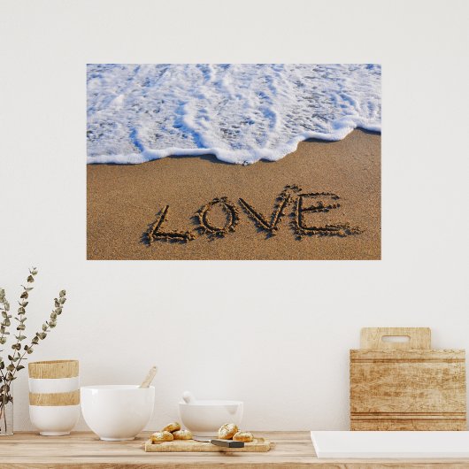 砂の中に愛書 ポスター (キッチン)