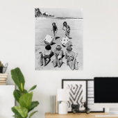 砂の中のクラップ， 1940年代 ポスター (ホームオフィス)