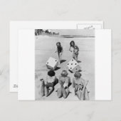 砂の中のクラップ, 1940年代 ポストカード (正面/裏面)