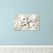 砂の中のスター キャンバスプリント (インサイチュ (ウッドフロア))