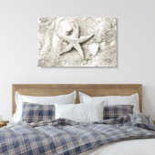 砂の中のスター キャンバスプリント (インサイチュ (寝室))