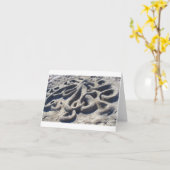 砂の中のタコ カード (黄色い花)