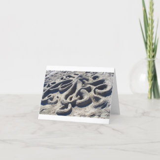 砂の中のタコ カード