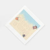 砂の中の数 スタンダードランチョンナプキン (角)