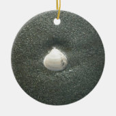 砂の中の海:塩辛いお土産 セラミックオーナメント (正面)