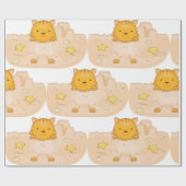 砂の中の猫 ラッピングペーパー (フラット)