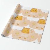 砂の中の猫 ラッピングペーパー (アンロールド)