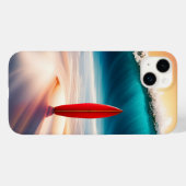 砂の中の直立サーフボード Case-Mate iPhoneケース (裏面 (横))