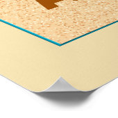 砂の中の足跡のセット ポスター (角)