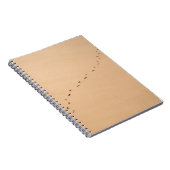 砂の中の足跡の空中写真 ノートブック (右側)